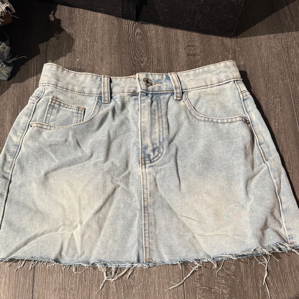 Denim Mini Skirt